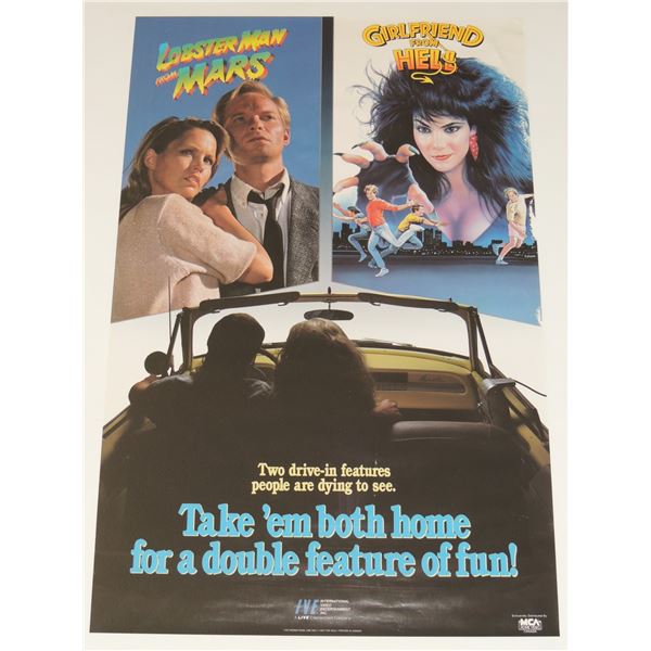 #585 DOUBLE FEATURE 1989 LOBSTER MAN FROM MARS +