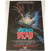 Image 1 : #587 HORROR MOVIE POSTER THE VIDEO DEAD 1987