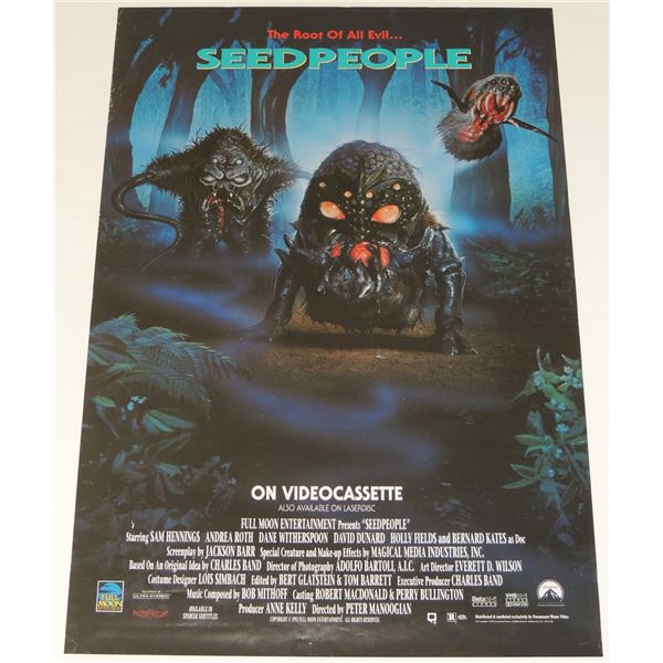 #588 HORROR MOVIE POSTER SEEDPEOPLE 1992