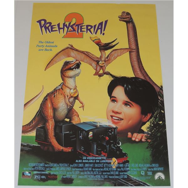 #606  CULT MOVIE POSTER PREHYSTERIA! 2 1994