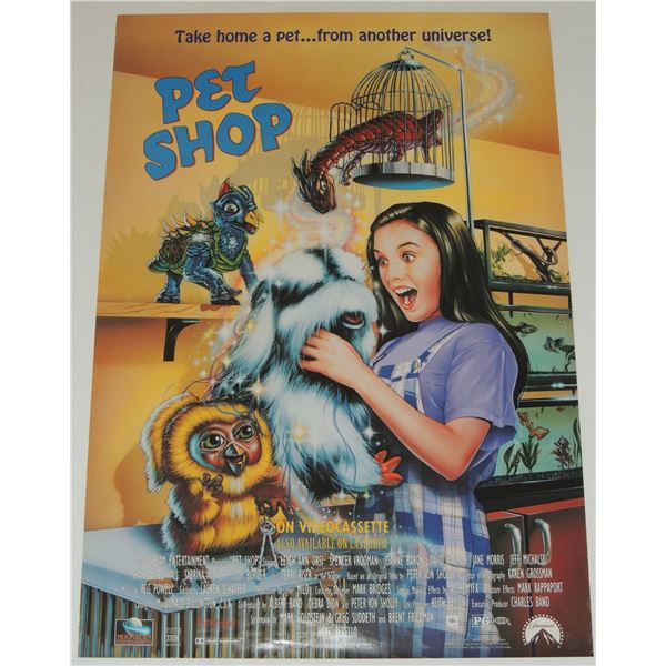 #608  CULT MOVIE POSTER PET SHOP 1994