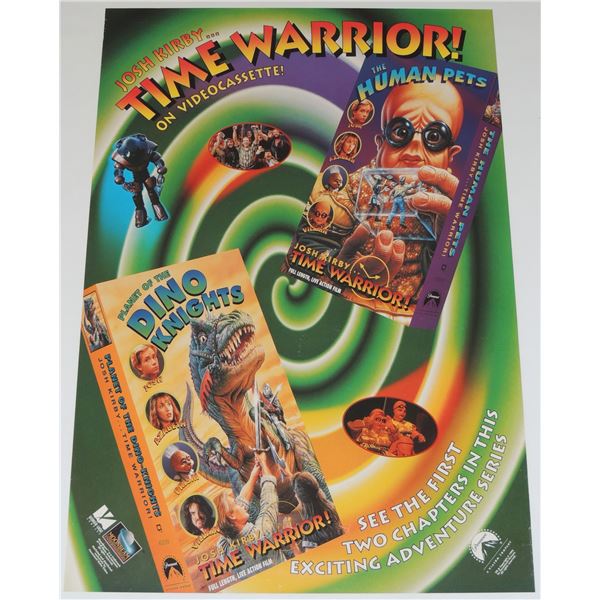 #610 JOSH KIRBY TIME WARRIOR! VHS ADVERTISEMENT