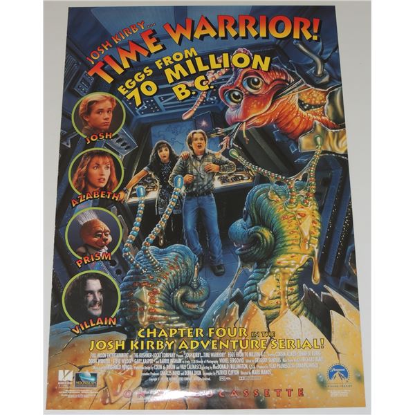 #611 JOSH KIRBY TIME WARRIOR! CHAPTER 3 POSTER