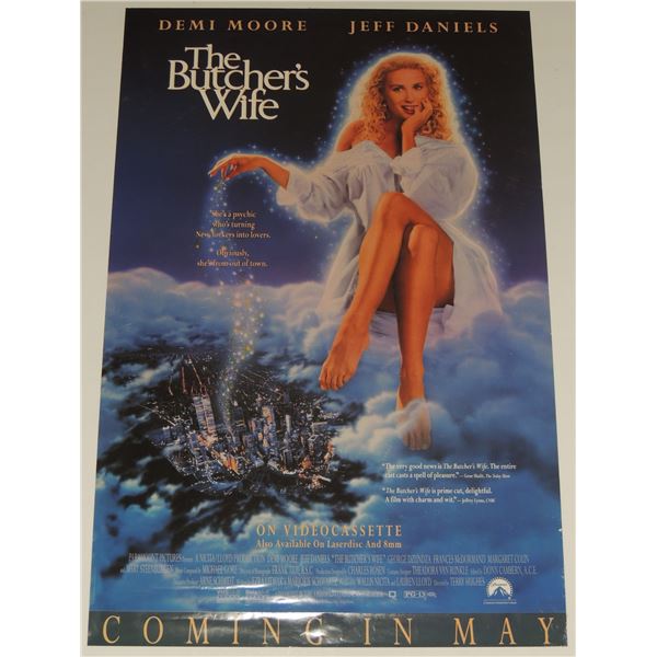 #692 MOVIE POSTER THE BUTCHERS WIFE 1991