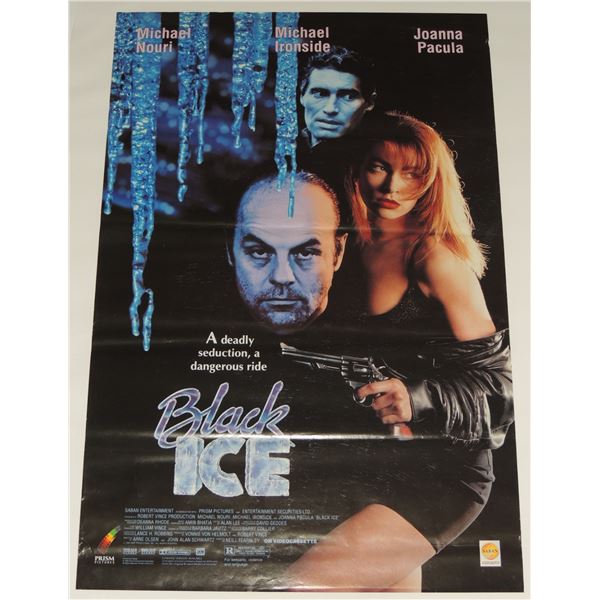 #699 CULT MOVIE POSTER BLACK ICE THRILLER 1992