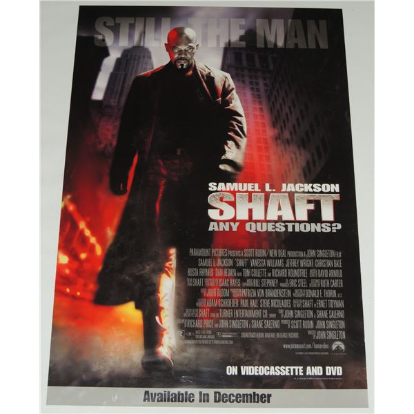 #702 MOVIE POSTER SHAFT SAMUEL L JACKSON 2000