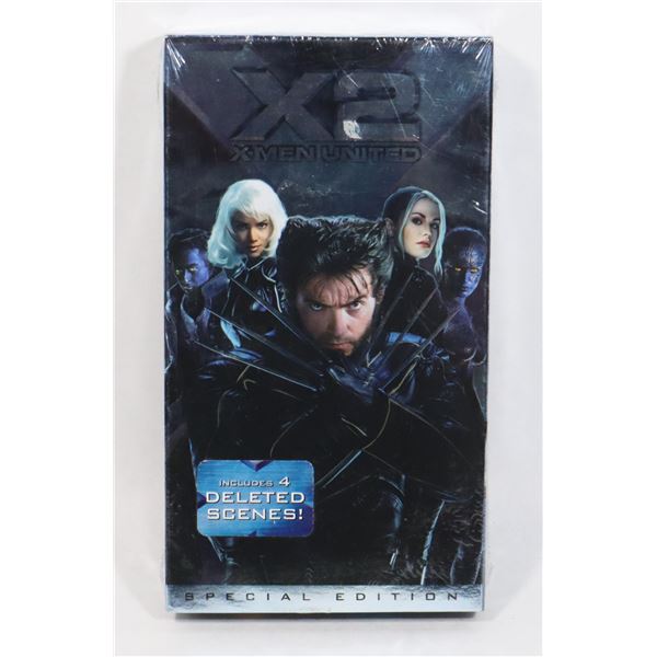 #712 SEALED VHS TAPE X2 X-MEN UNITED 2008