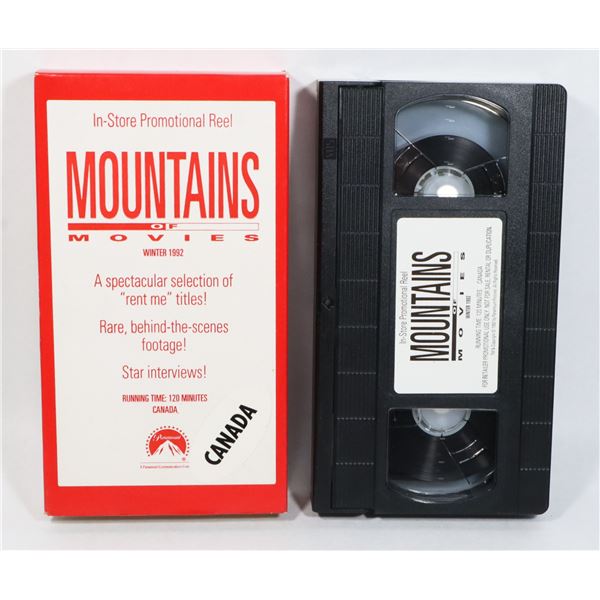 #713  IN-STORE PROMOTIONAL REEL VHS CANADA 1992