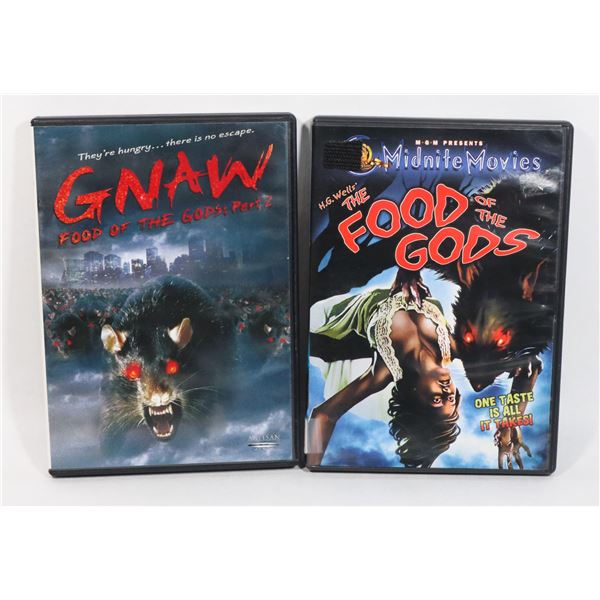 #721 DVD FOOD OF THE GODS 1+2 RARE HORROR MOVIES