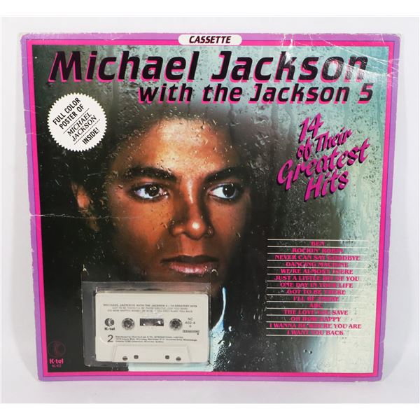 #731 CASSETTE TAPE W/ POSTER MICHAEL JACKSON 1983