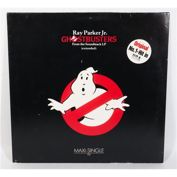 #733 VINYL RECORD SINGLE GHOSTBUSTERS MAX-SINGLE