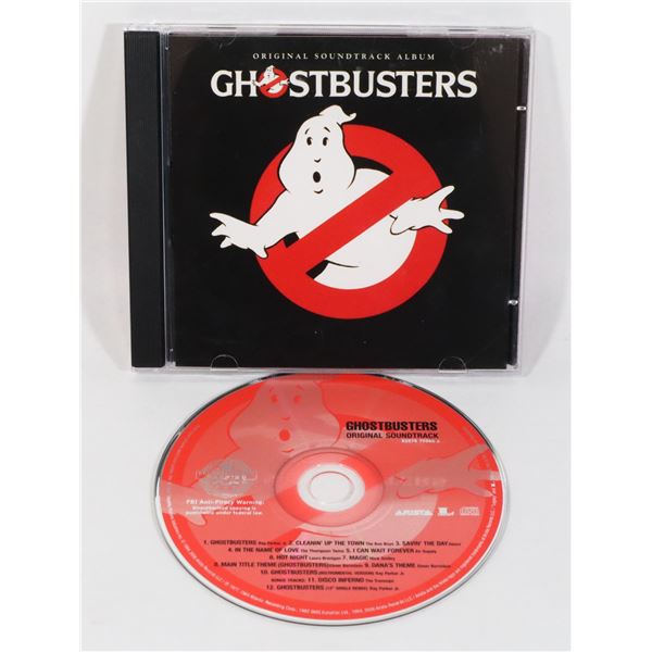 #739 CD ORIGINAL SOUNDTRACK ALBUM GHOSTBUSTERS