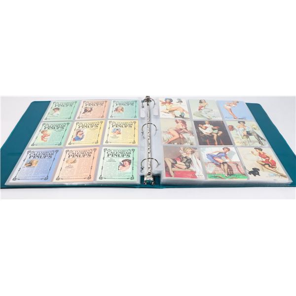 #752 CARD BINDER 20 PAGES CALENDAR PINUPS VINTAGE