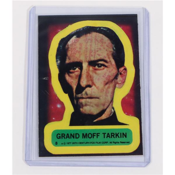 #759 1977 STAR WARS TOPPS CARD MOFF TARKIN #8