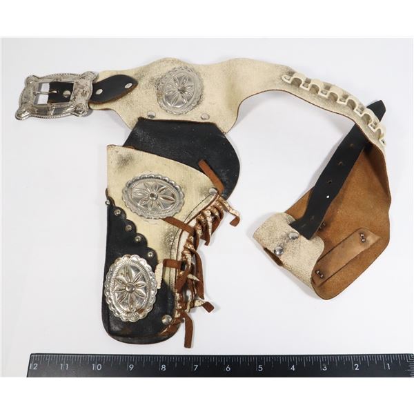 #791 1950'S 1960'S WILD WEST HOLSTER BELT FOR