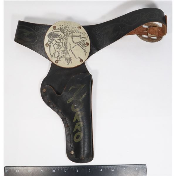 #794 ZORRO WILD WEST MEXICAN GUN BELT TOY 1950'S