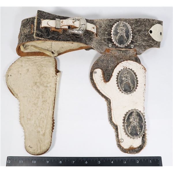 #796 WILD WEST TOY HOLSTER BELT FOR CAP GUNS