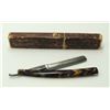 Image 1 : #828 ANTIQUE GERMAN STRAIGHT RAZOR ELLAVAS MERX