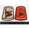 Image 1 : #854 PAIR SPORTSMAN SASKATCHEWAN MOOSE PATCHES