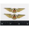 Image 1 : #855 VINTAGE DELTA AIRLINE PILOT WINGS 1980'S
