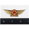 Image 1 : #856 VINTAGE AIR CANADA 1980'S PILOT WINGS PIN