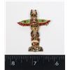 Image 1 : #872 CANADIAN 1950'S TOTEM POLE PIN FIRST NATIONS