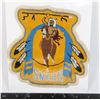 Image 1 : #896 LARGE VINTAGE NATIVE CHIEF PATCH SMK HIGH 60S