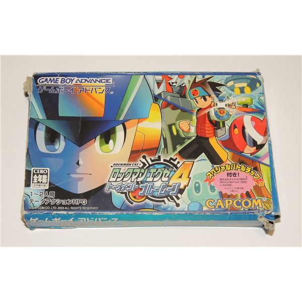 JAPANESE GBA MEGA MAN 4 BATTLE NETWORK BLUE