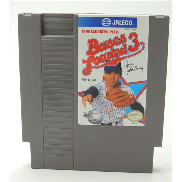 NINTENDO NES GAME BASES LOADED III WORKING!