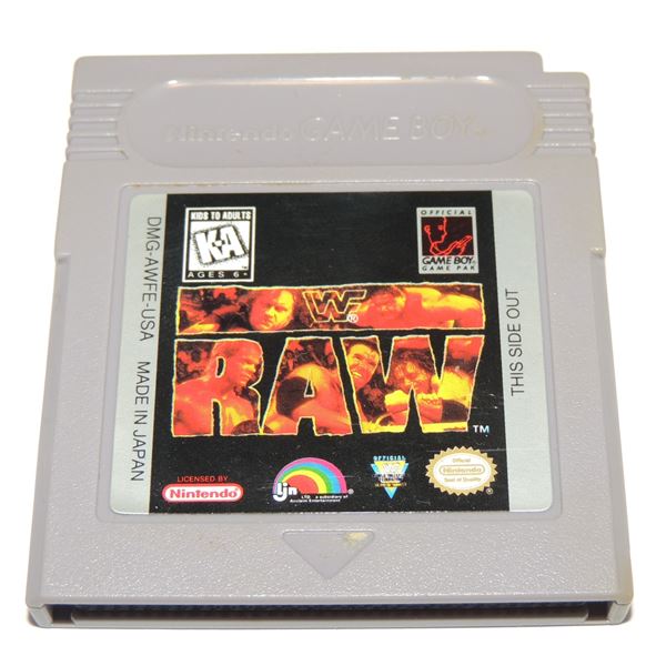 NINTENDO GAME BOY GAME WF RAW WRESTLING