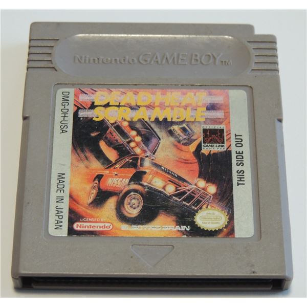 NINTENDO GAME BOY GAME DEADHEAT SCRAMBLE