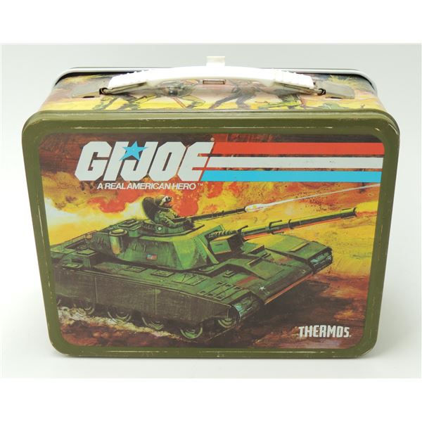 G.I. JOE ARAH 1982 METAL LUNCHBOX W/ THERMOS