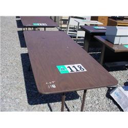 72in x 30in FOLDING TABLE