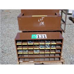 PALLET OF LAWSON BOLT BINS WITH CONTENTS