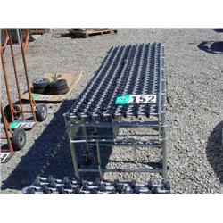 CONIVEYIT, INC. 24in. X 12ft. PORTABLE ROLLER CONVEVOR, s/n N/A: