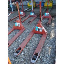 BETTER LIFT L2300 HYDRAULIC PALLET JACK, s/n N/A:
