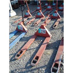 BETTER LIFT L2300 HYDRAULIC PALLET JACK, s/n N/A: