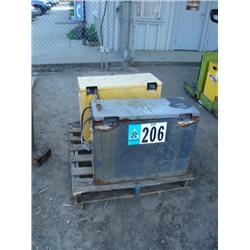 PALLET OF 2 ELECTRIC PALLET JACK BATTERIES