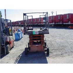 HUNTERLIFT 2052 ELECTRIC SCISSOR LIFT, s/n RK96S: