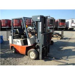 NISSAN 50 OPTIMUM CPJ02A25PV WAREHOUSE FORKLIFT, s/n CPJ02-9P8257: