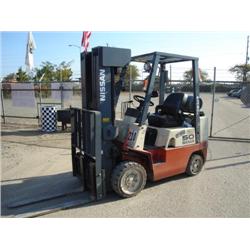 NISSAN 50 OPTIMUM CPJ02A25PV WAREHOUSE FORKLIFT, s/n CPJ02-9P8246: