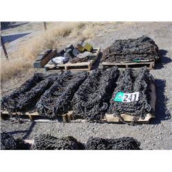 2 PALLETS OF TIRE CHAINS