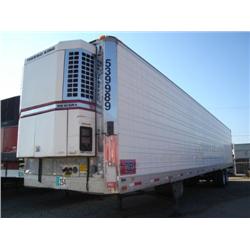 UTILITY 53ft. X 102in. T/A ALUMINUM REEFER TRAILER, s/n 1UYVS2530XU603842: