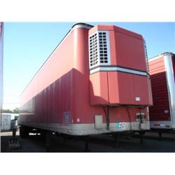 WABASH 48ft. X 102in. T/A ALUMINUM REEFER TRAILER, s/n 1JJE482S4VL401572: