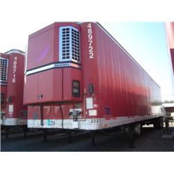WABASH 48ft. X 102in. T/A ALUMINUM REEFER TRAILER, s/n 1JJE482S0VL401567: