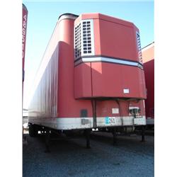 WABASH 48ft. X 102in. T/A ALUMINUM REEFER TRAILER, s/n 1JJE482S8VL401560: