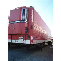 UTILITY 48ft. X 102in. T/A ALUMINUM REEFER TRAILER, s/n 1UYVS2480PU983214: