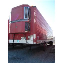 UTILITY 48ft. X 102in. T/A ALUMINUM REEFER TRAILER, s/n 1UYVS2483PM787218: