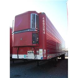 UTILITY 48ft. X 102in. T/A ALUMINUM REEFER TRAILER, s/n 1UYVS2486PM787309: