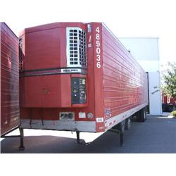 UTILITY 48ft. X 102in. T/A ALUMINUM REEFER TRAILER, s/n 1UYVS2485LU442122: